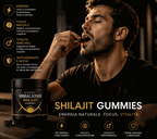 Gummies de Shilajit Puro do Himalaia 50G ⚡Energia Naturale, Focus Mentale e Vitalità